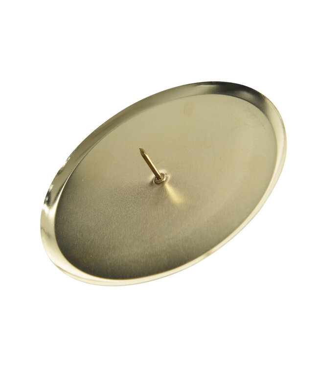 Gold-coloured candle holder | Diameter 6 centimetres | Available to order in sets of 4