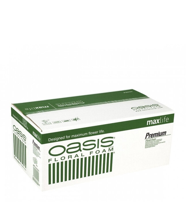 Bloc de mousse florale OASIS Premium vert | Dimensions 23 x 11 x 8 centimètres | Commande par 20 pièces
