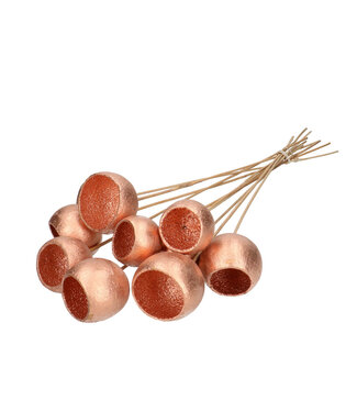 4A Bellgums couleur cuivre | piquet pour déco sèche | Longueur 50 centimètres | Par 10 pièces
