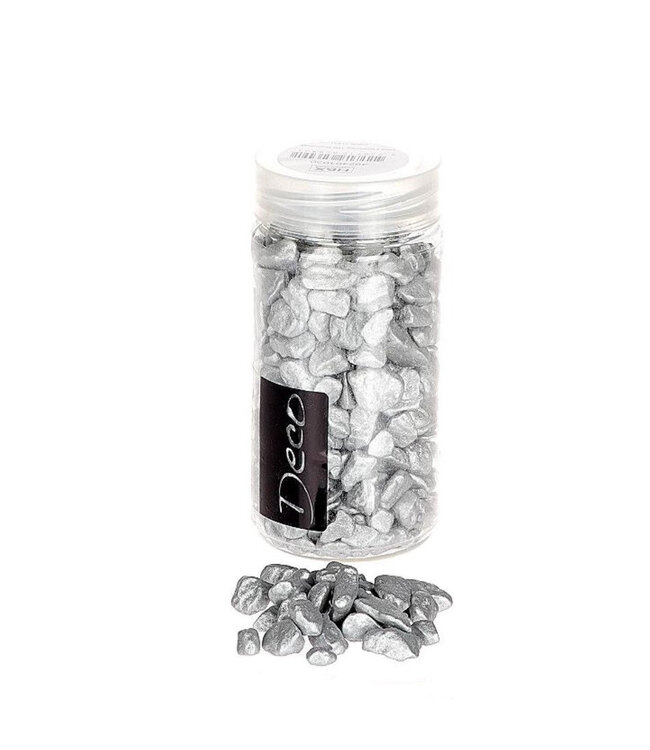 Silver-coloured decorative stones for garnishing | Size 9 - 13 millimetres | Contents 370 millilitres | Available to order individually