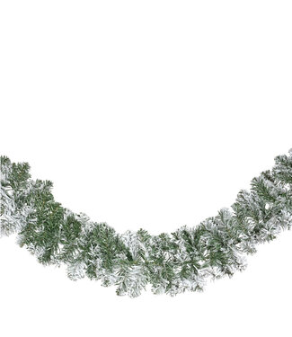 4A Green and white decorative garland | Diameter 20 centimetres | Length 270 centimetres | Per piece