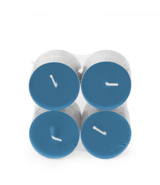 4A Bougie parfumée bleue maxi lumière lever de soleil | Par 8 pièces