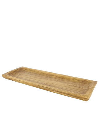 4A Plateau en bois brun Paulownia | Dimensions 58 x 22 x 4 centimètres | Par pièce