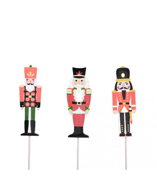 4A Mixed Colours Nutcracker Pick | Length 20 centimetres | Per 12 pieces