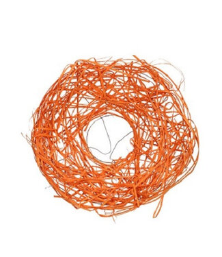 4A Porte-bouquet en bois orange | Diamètre 25 centimètres | Par 10 pièces
