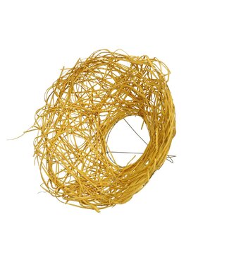 4A Porte-bouquet en bois jaune | Diamètre 25 centimètres | Par 10 pièces