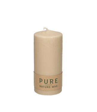 4A Ivory Eco pillar candle | Diameter 6 centimetres | Height 13 centimetres | Per 6 pieces