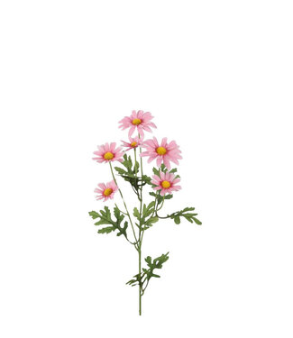 4A Pink Daisy artificial flower | Belle Perennis artificial flowers | Length 70 centimetres | Per 6 pieces