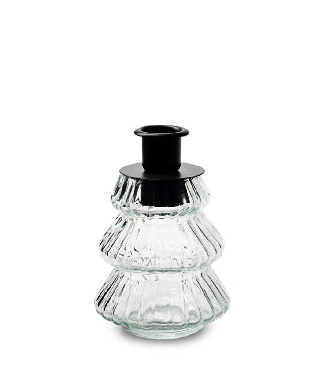 Natural Christmas candle holder Nordmann | Diameter 8.5 centimetres | Height 12 centimetres | Available to order in sets of 12