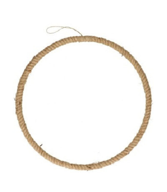 Light brown Jute rope Decoration Hanger circle | Diameter 40 centimetres | Available to order per 4 pieces