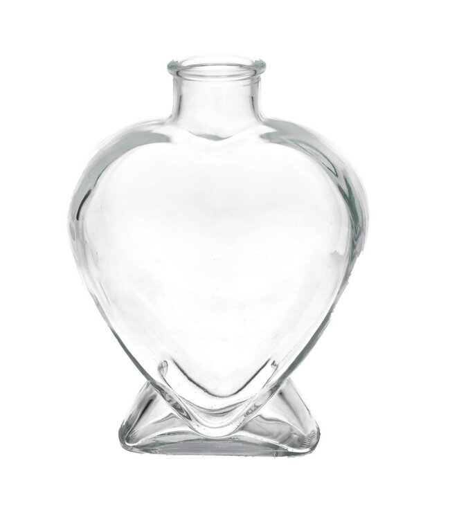Naturelle glass bottle Lovely | Size 14 x 6 x 18 centimetres | Tube diameter 3 centimetres | Available to order in sets of 6