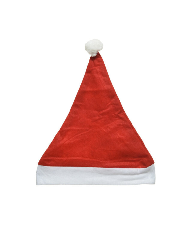 Red Christmas hat with pompom | Available to order in sets of 12