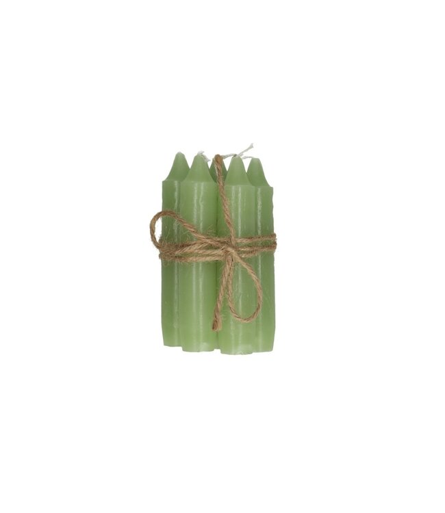 Green candle bundle | Length 11 centimetres | Available to order in sets of 7
