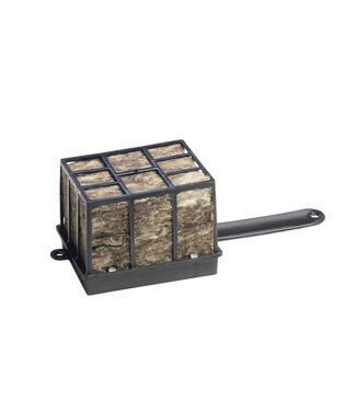 4A Mini florette en fibre Oasis marron | Largeur 9 centimètres | Longueur 24 centimètres | Hauteur 8,5 centimètres | Par 36 pièces