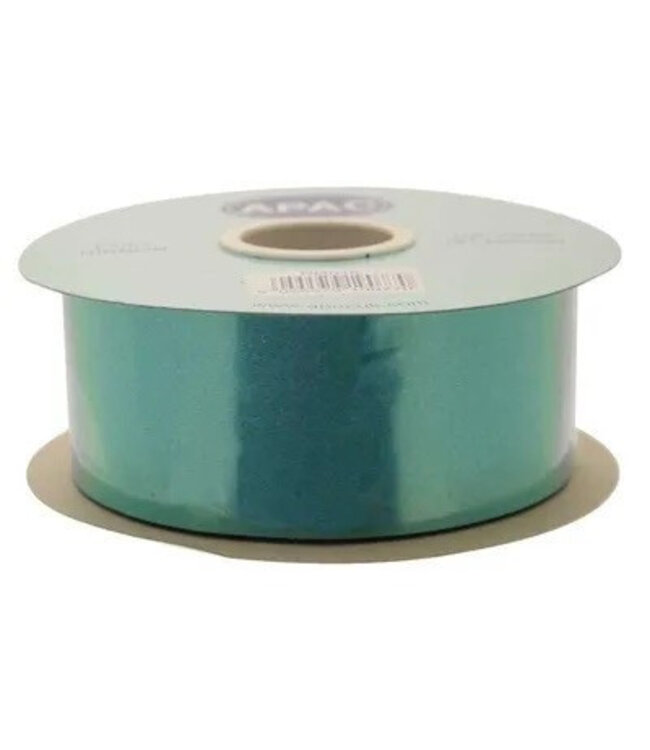 Dark Green Poly Satin Ribbon | Width 50 millimetres | Length 91 metres | Available per piece