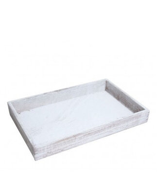 4A Plateau en bois blanc naturel | Dimensions 32 x 20 x 4 centimètres | Par 4 pièces