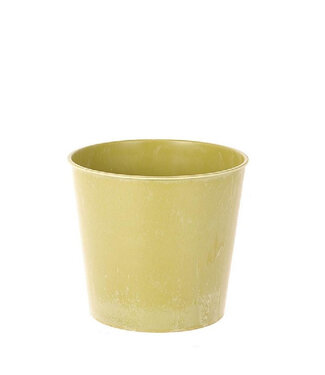 4A Pot de fleurs en plastique mélamine vert | Diamètre 11 centimètres | Hauteur 10,5 centimètres | Par 10 pièces