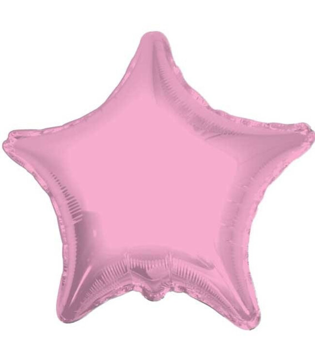Fête Rose Clair ! Ballon Étoile | Diamètre 45 centimètres | À commander par 10 pièces