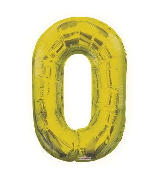 4A Fête Dorée ! Ballon “0” | Longueur 85 centimètres | Par pièce