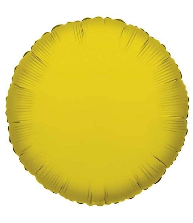 Goudkleurige Party! Ballon Rond | Diameter 45 centimeter | Per 10 stuks te bestellen