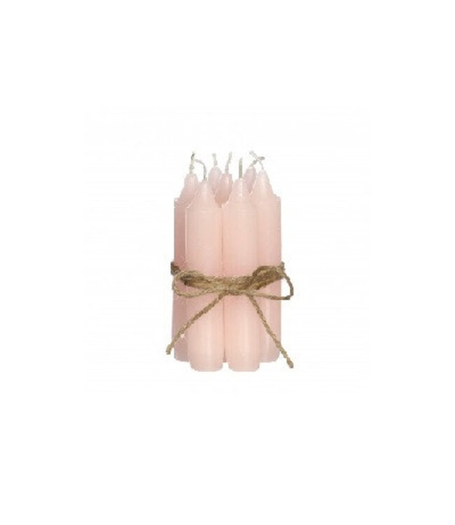 Light pink candle bundle | Length 11 centimetres | Available to order per 7 pieces