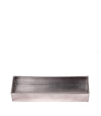 4A Silver Melamine Christmas Flowerpot Planter | Size 32 x 10.5 x 5 centimetres | Per 9 pieces