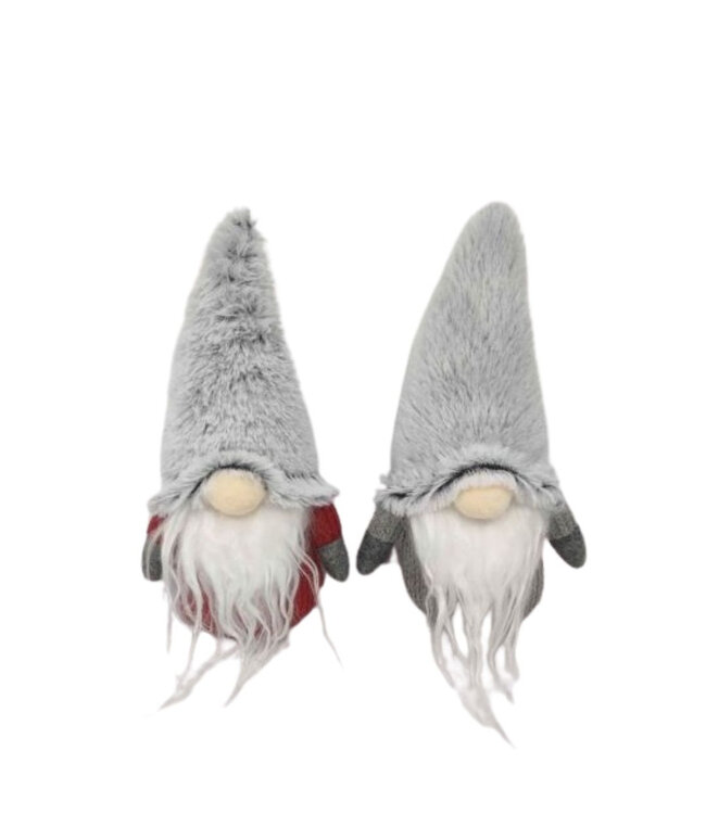 Mixed colours Christmas gnome decoration | Diameter 8 centimetres | Height 20 centimetres | Available to order in sets of 2