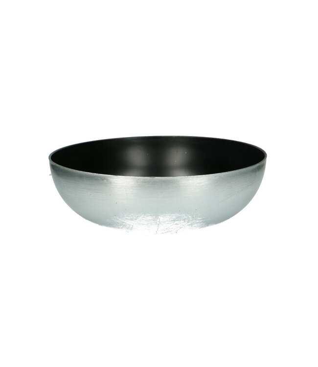 Silver-coloured melamine Bowl | Diameter 30 centimetres | Height 10 centimetres | Available to order per 12 pieces