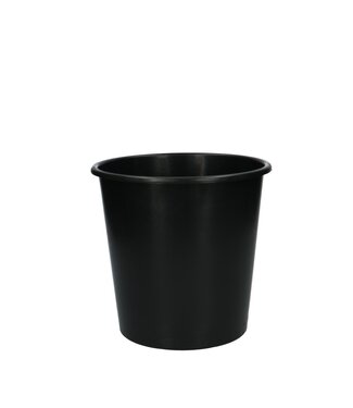 4A Zwarte kunststof Emmer | Diameter 18.5 / 17.5 centimeter | Hoogte 18 centimeter | Inhoud 3 liter | Per 10 stuks