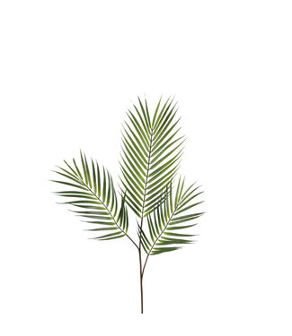 4A Feuille de palmier doré vert plante artificielle | Plante artificielle palmier Areca | Longueur 86 centimètres | Par 6 pièces