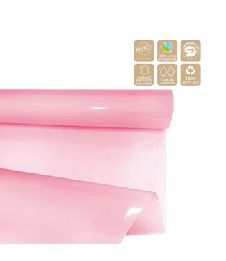 4A Lichtroze Folie op rol Clayrbril | Breedte 70 centimeter | Lengte 50 meter | Per stuk