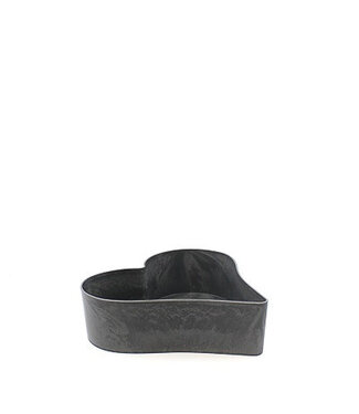 4A Cœur en mélamine gris | Dimensions 29 x 27 x 8 centimètres | Par 10 pièces
