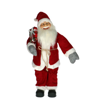 4A Red Santa decoration | Dimensions 26 x 18 x 60 centimetres | Set of 3 pieces