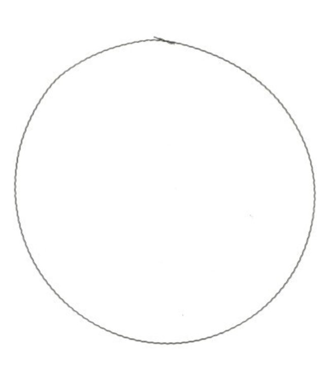 Anneau métallique argenté | Diamètre 40 centimètres | Commande par 50 pièces