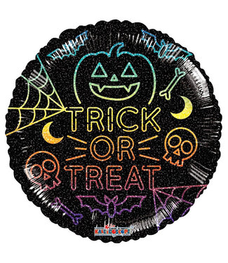 4A Halloween Balloon Trick or Treat | Diameter 45 centimetres | Per 10 pieces
