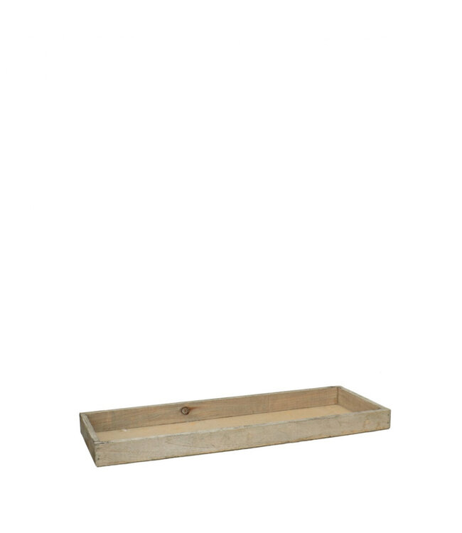 Light brown wooden tray | Dimensions 40 x 14 x 3 centimetres | Available to order in sets of 4