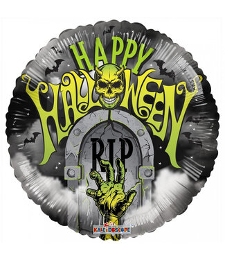 4A Halloween Balloon Happy Halloween | Diameter 45 centimetres | Per 10 pieces