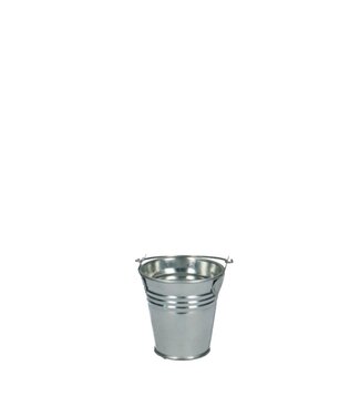 4A Pot de fleurs en zinc argenté | Dimensions 6 x 6 centimètres | Par 10 pièces