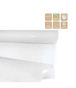 4A Naturelle blanc Feuille en rouleau Clayrbril | Largeur 70 centimètres | Longueur 50 mètres | Par pièce