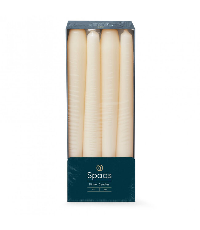 Ivory-coloured Gothic candle | Diameter 2.3 centimetres | Height 25 centimetres | Available to order in sets of 8
