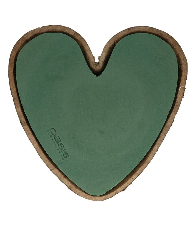 Green Oasis Biolit heart | Dimensions 33 x 34 x 5.5 centimetres | Available to order in sets of 2