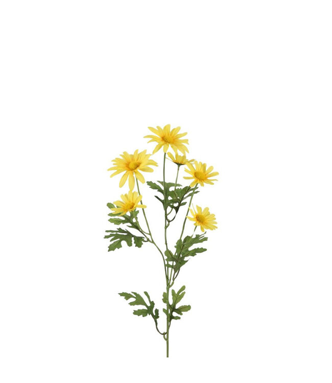 Yellow Daisy artificial flower | Belle Perennis artificial flowers | Length 70 centimetres | Available to order per 6 pieces