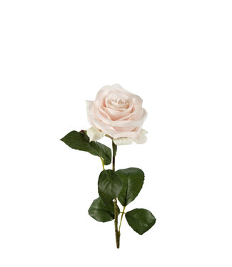 4A Light Pink Rose artificial flower | Rosa artificial flowers | Length 54 centimetres | Per 6 pieces