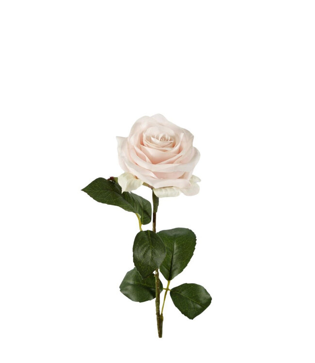 Light Pink Rose artificial flower | Rosa artificial flowers | Length 54 centimetres | Available to order in sets of 6