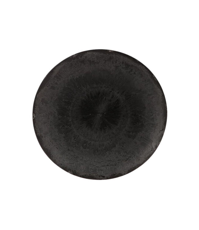 Grey plastic melamine bowl plate | Size 45 x 6 centimetres | Available to order in sets of 8 pieces