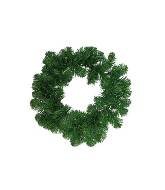 4A Couronne de Noël verte en art | Diamètre 35 centimètres | Par 2 pièces