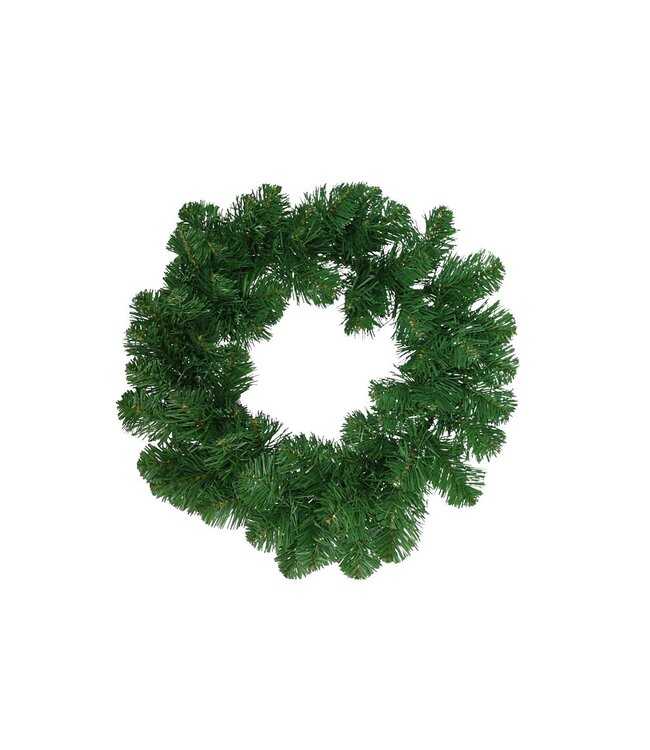 Green artificial Christmas wreath | Diameter 35 centimetres | Available to order in sets of 2