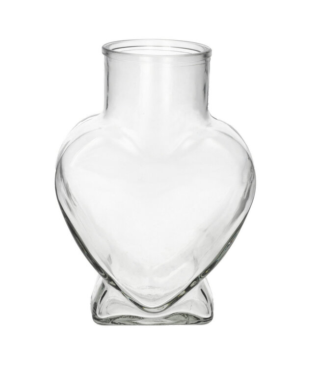 Natural glass vase Lovely | Size 15 x 22 centimetres | Diameter 8 centimetres | Available to order in sets of 8