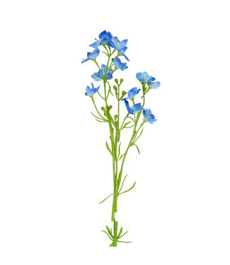 4A Light Blue Delphinium Artificial Flower | Delphinium Artificial Flowers | Length 85 centimetres | Set of 6 Pieces