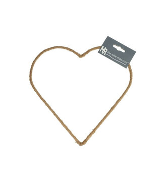 4A Natural metal heart | Diameter 25 centimetres | Per 10 pieces